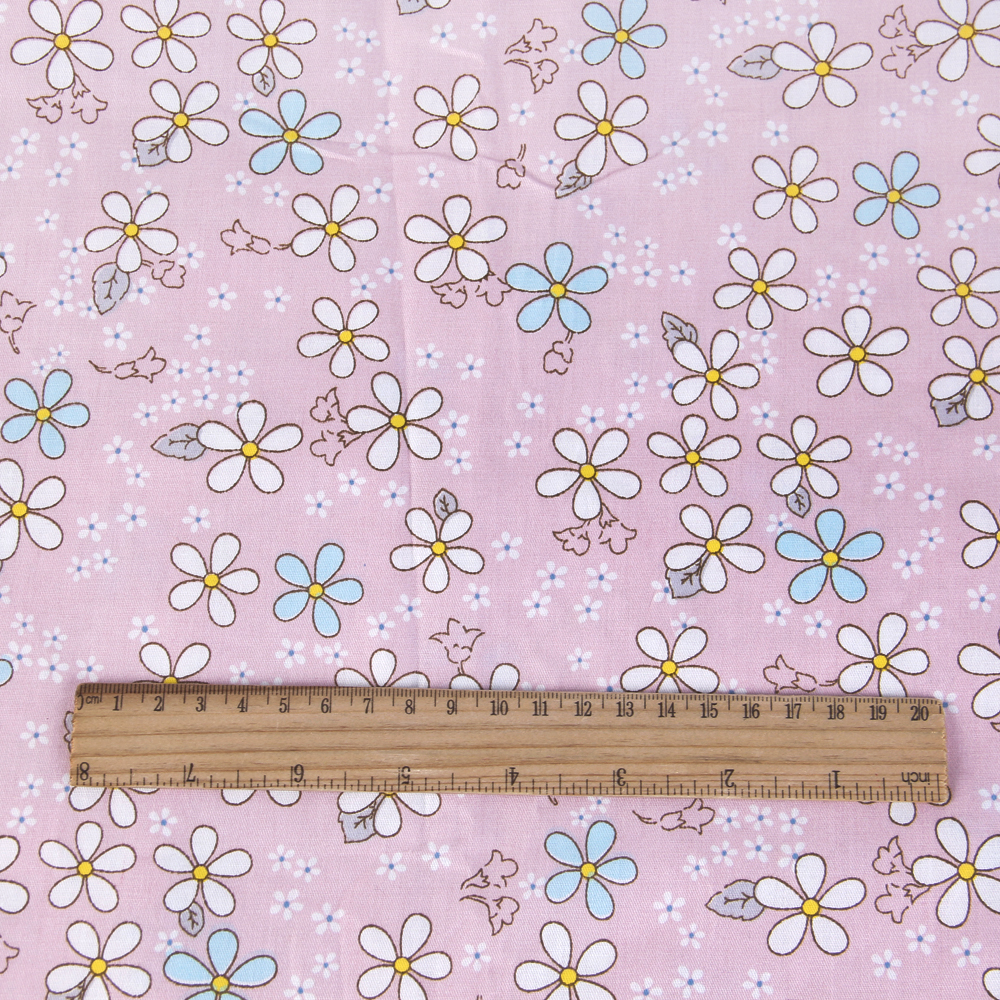 50*145cm Geometric Flower Patterns Printed 100% Cotton Fabric For DIY Handmade Projects Home Events,1Yc3457: 1061220004