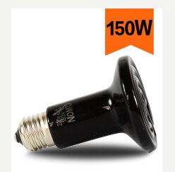 Huisdier Kip Vogel Reptiel Warmtelamp Infrarood Keramische Emitter Warmte Gloeilamp 25W 50W 75W 100W 150W Lamp Voor Huisdieren Reptiel: 150W