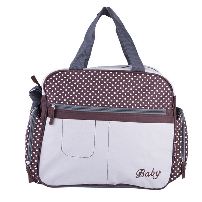 Windel Taschen Punkt Druck Mumie Schulter Bote Multifunktionale Große Kinderwagen Tasche Mutterschaft Handtasche Windel Baby Taschen