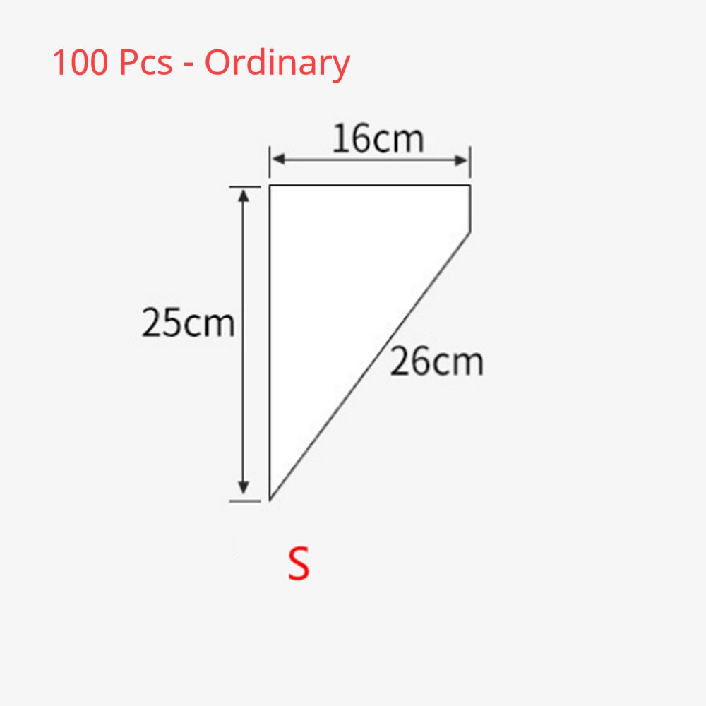 20/100Pcs Gebak Zakken Taart Decoratie Keuken Icing Voedsel Voorbereiding Zakken Cup Cake Piping Gereedschap Voor bakken Dikker: 100Pcs Ordinary S