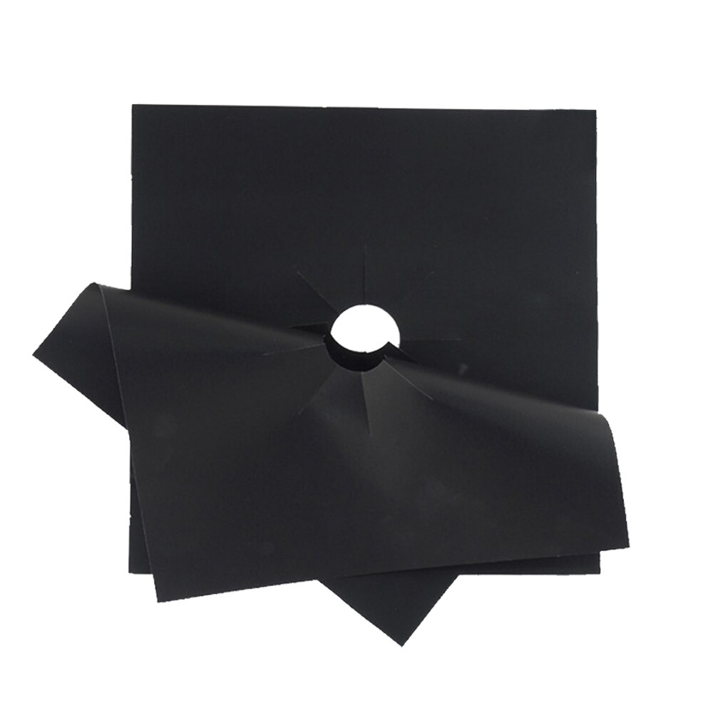 ABEDOE 4pcs/set Reusable Non-stick Foil Gas Range Stovetop Burner Protector Liner Cover For Cleaning Kitchen Tools