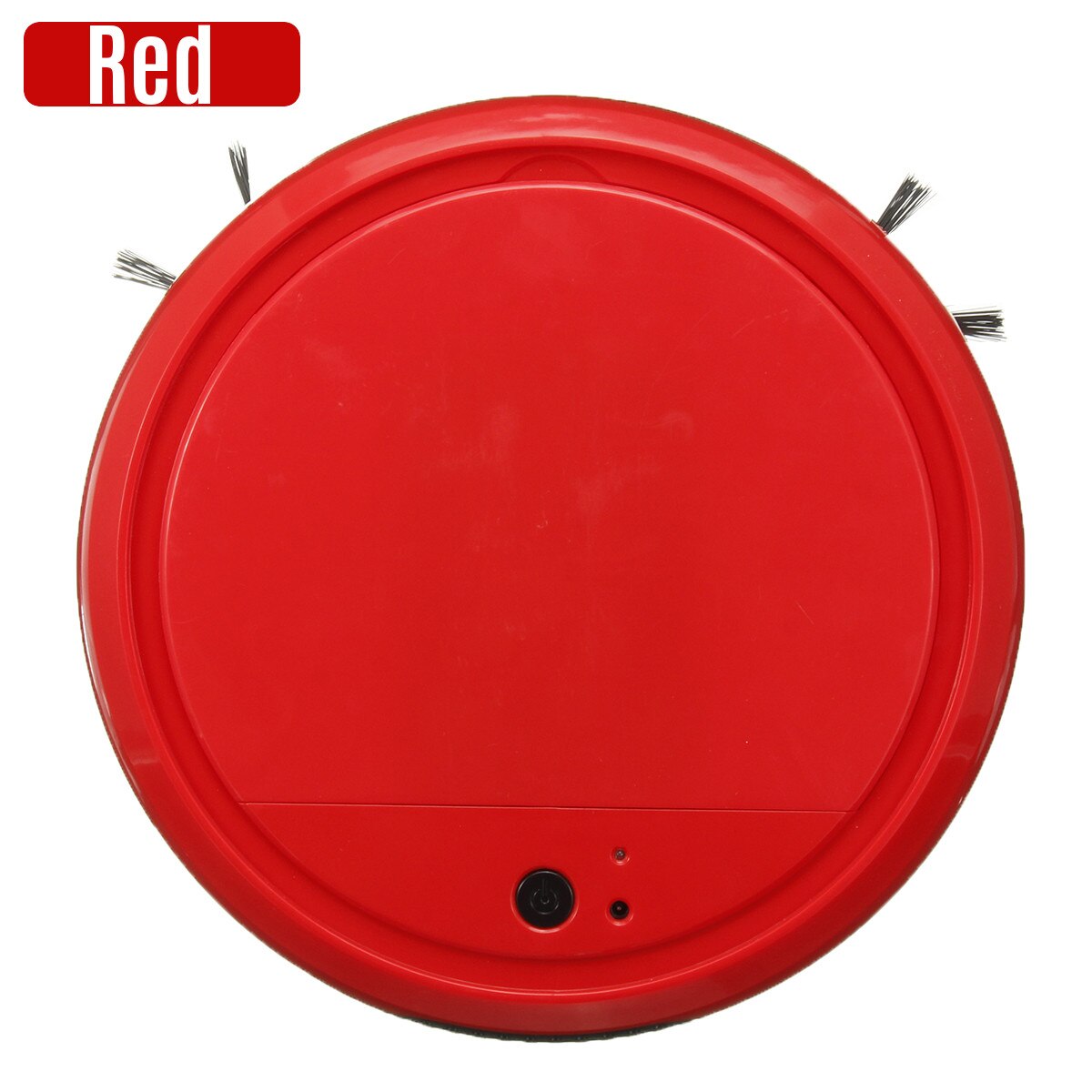 4IN1 Rechargeable Dry Wet Sweeping Smart Robot Multifunctional Vacuum Cleaner Dust Floor Sweeper Machine For Home: Red