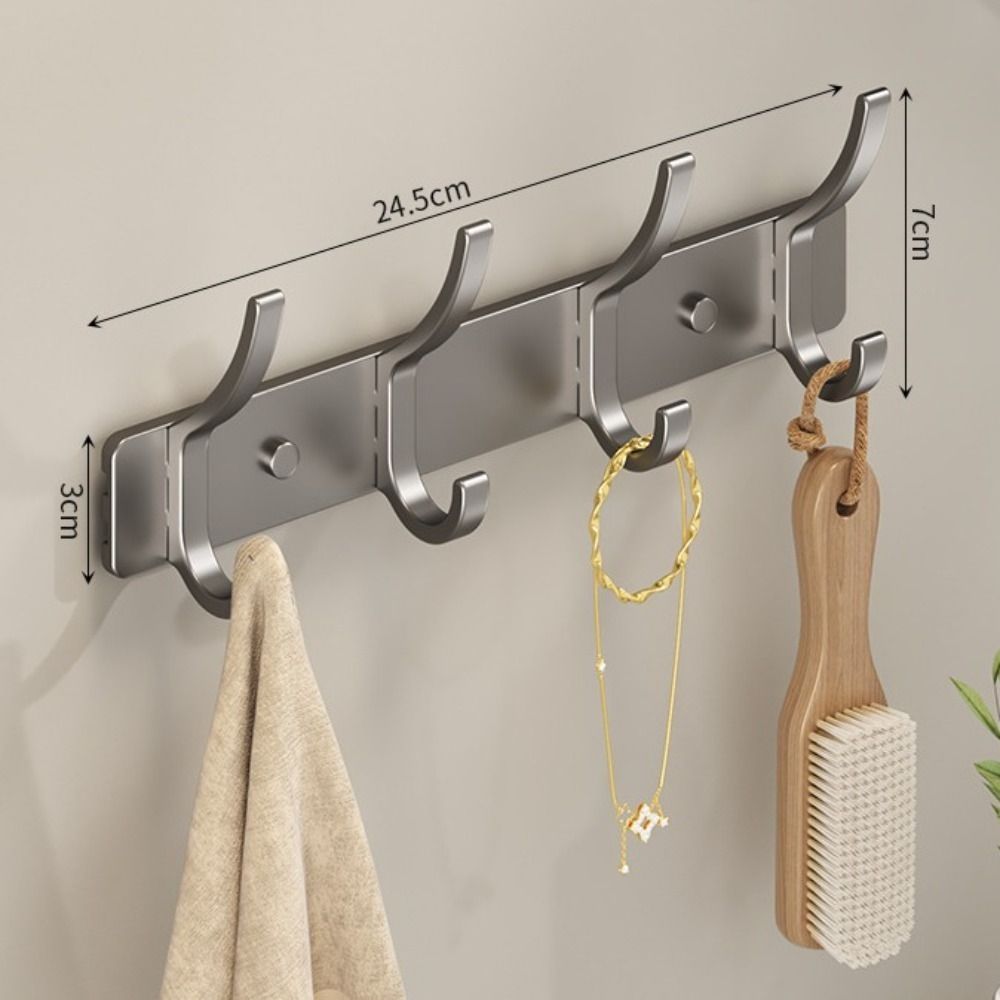 Sterke Dragende Kleding Jas Haken Zware Wandrek Handdoek Haken Huis Koolstofstaal Muur Gemonteerde Deur Hanger Badkamer: Blauw