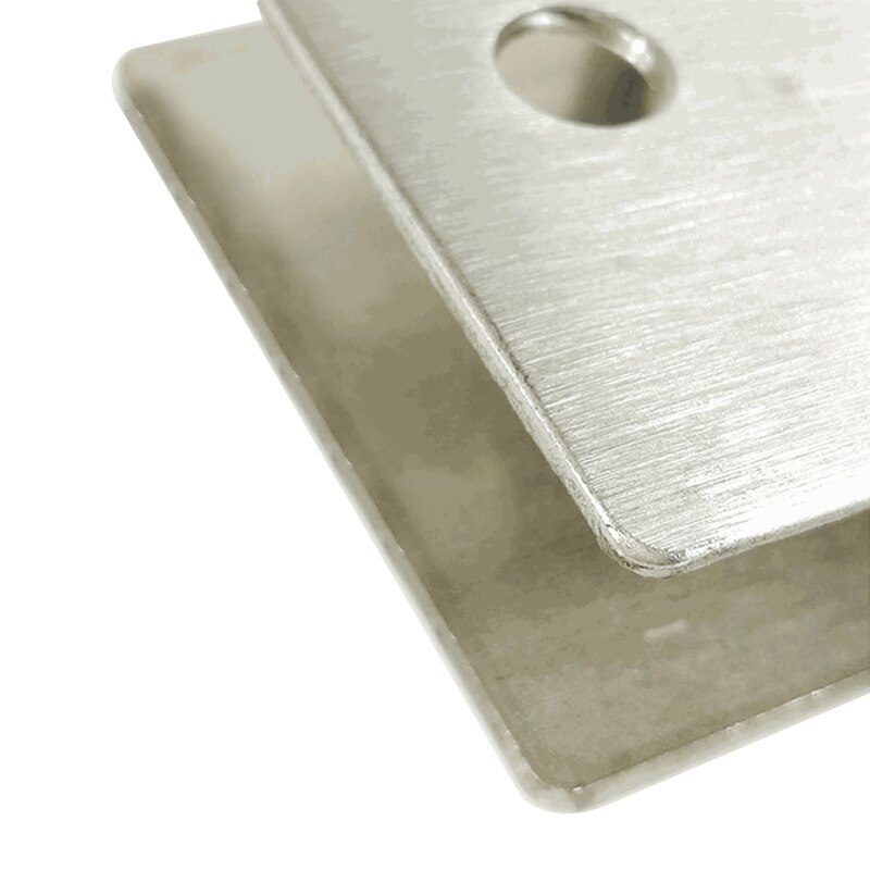 2Pcs Stainless Steel Glass Clamp Holder for Window Balustrade Handrail Glass Clamps Door Hardware Home Improvement Hardware