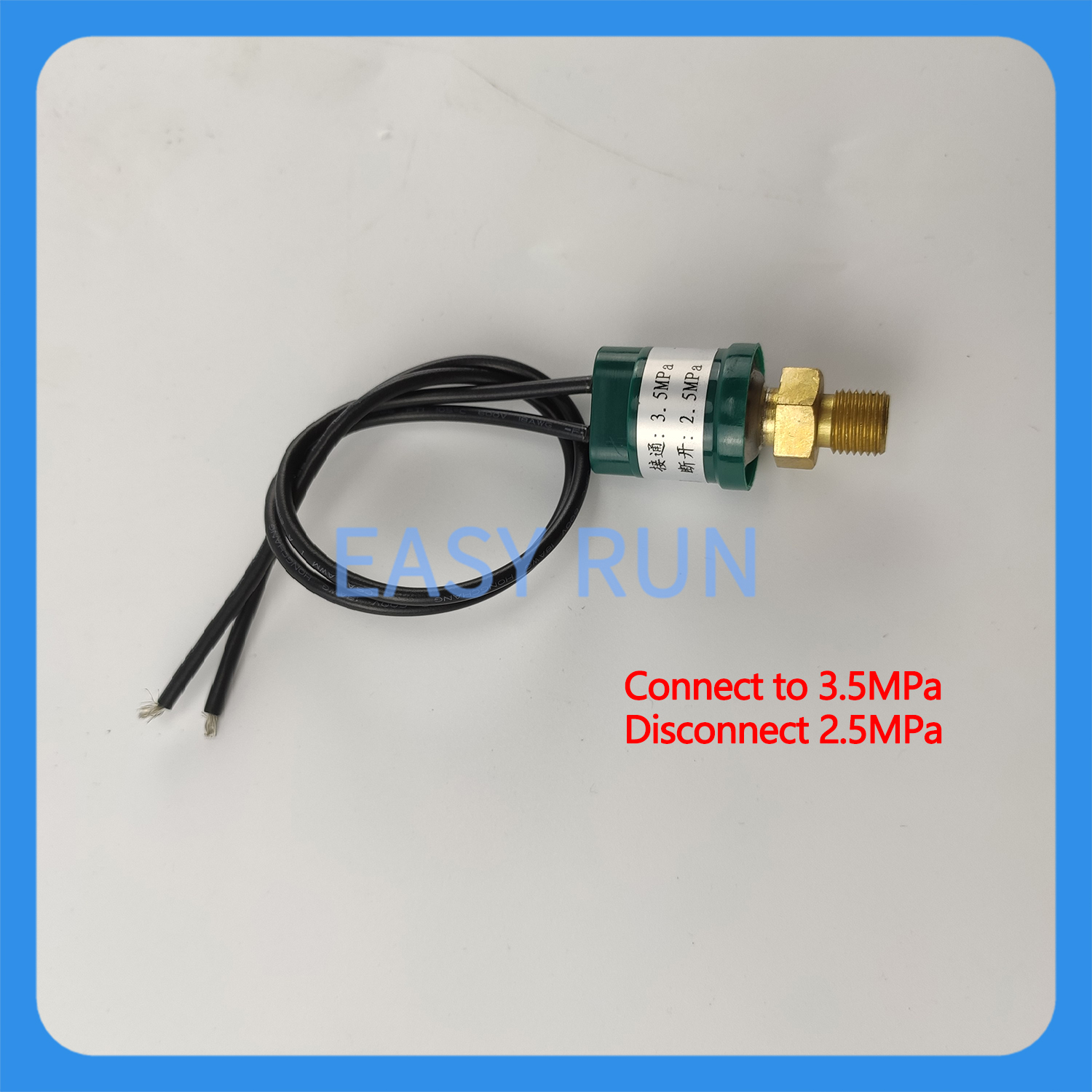 Pressure Switch Oil Pump Alarm Switch Lubrication System Pressure Sensor To Monitor Cut-off And Pressure Loss Thread M10*1: Yellow