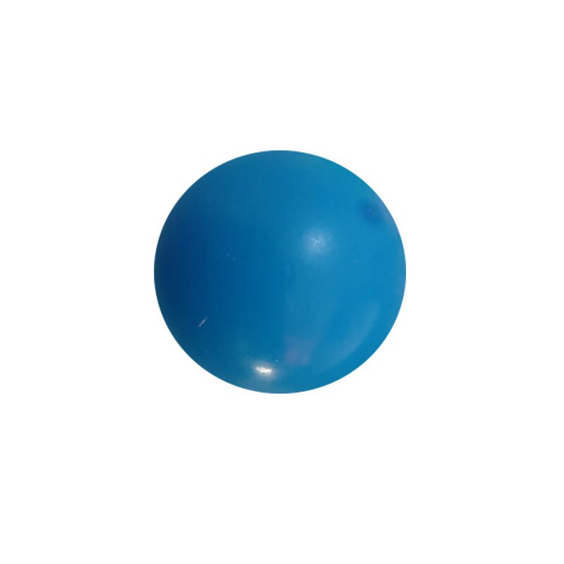 Pelota adhesiva de descompresión para niños, pelota de Squash pegajosa, bola diana para atrapar el techo: Azul