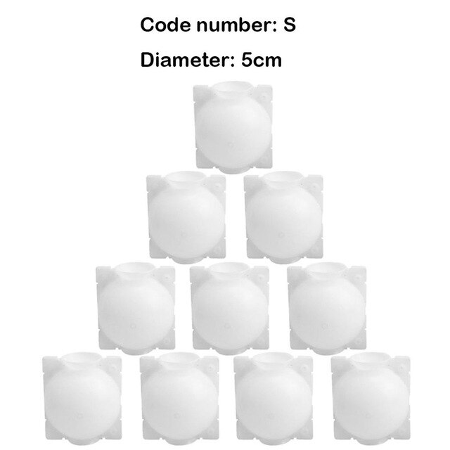 1-10pc Pianta Radicamento Sfera Innesto Radicamento In Crescita Scatola Albero di Innesto Kit Pianta Razza Tifo Dispositivo Giardino Innesto strumenti: 10PC-White-S