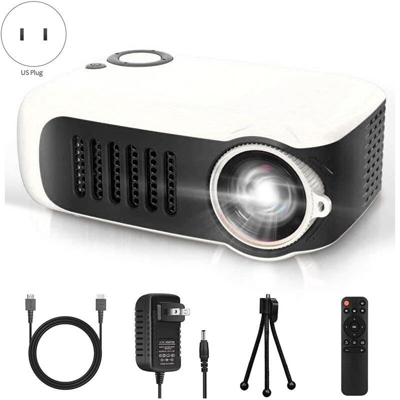 Mini Projector, Draagbare Led Pico Video Projector, Kleine Pocket Home Telefoon Projector Met Hdmi Usb Interfaces