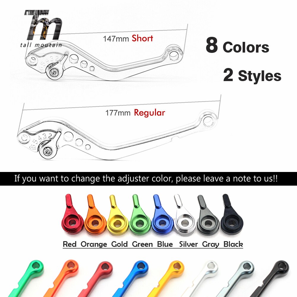 Korte/lange remkoppelingshendels voor yamaha  fz 16 fz-s 150 motoraccessoires, verstelbaar cnc