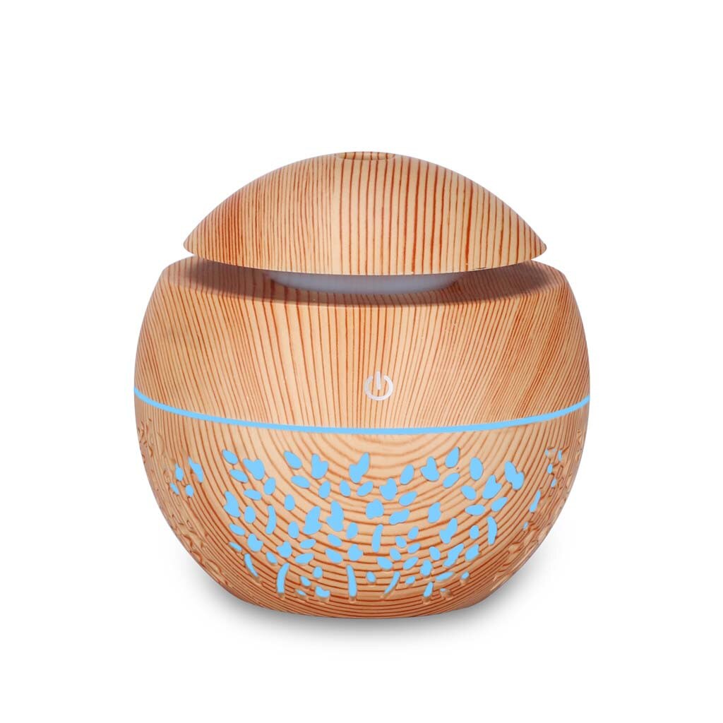 2020Air Freshener Mini Humidifier for Home Office Aroma Essential Oil Diffuser Air Purifier Wooden USB Ultrasonic Mist Maker