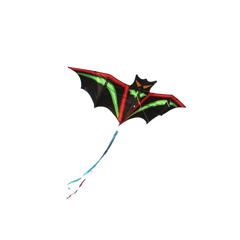 1.9 M/6.23ft 1.9 M/6.23ft Cartoon Vleermuis Vliegers Frp Hars Staaf Vliegende Sport Strand Ripstop Nylon Kitesurf kinderen Familie Outdoor