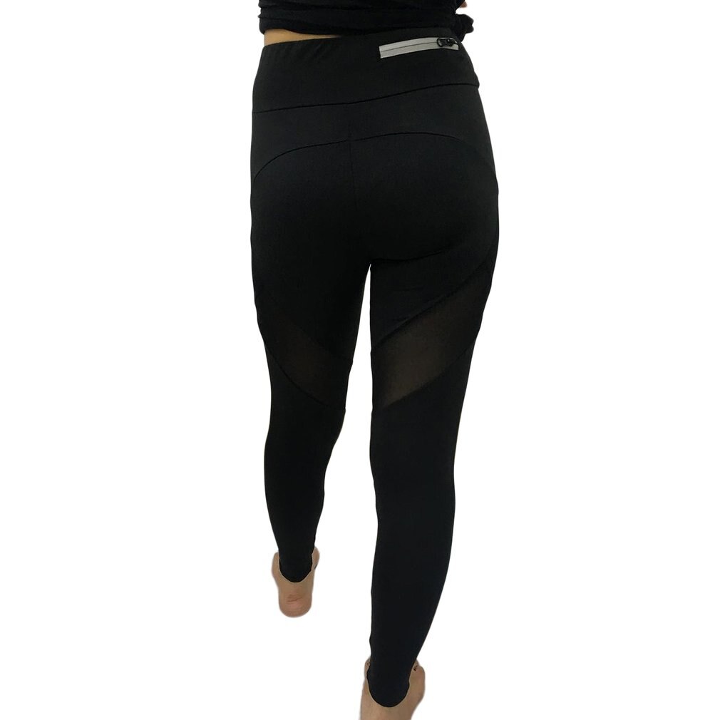 Alle-Match Vrouwen Sneldrogend Zweet Absorptie Leggings Met Rits Modieuze Dunne Strakke Yoga Broek