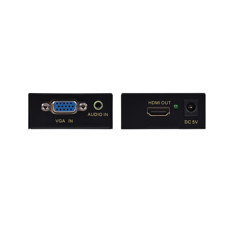 VGA audio to HDMI video converter audio sync output VGA input HDMI output computer monitor HD 1080P