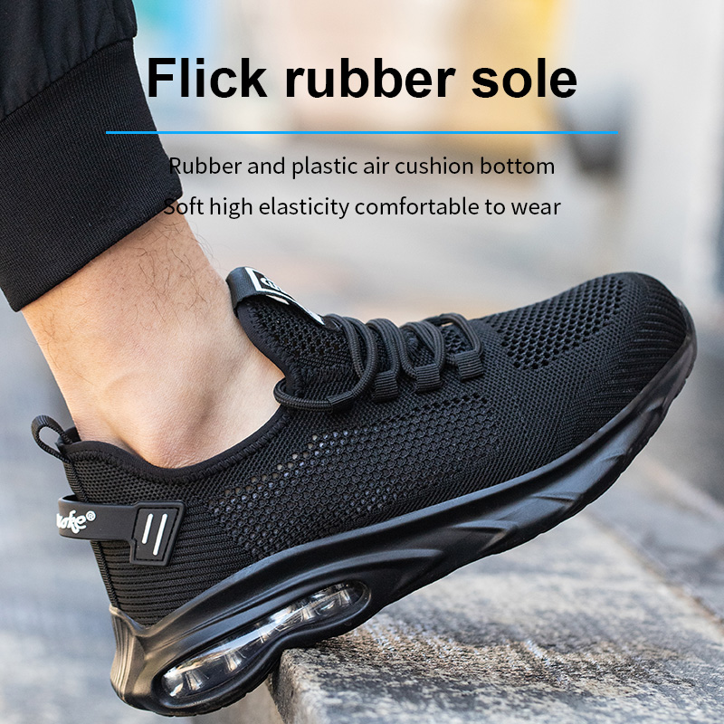 Sicherheitsschuhe Herren Arbeitsschuhe Leichte weiche Stahlkappen Turnschuhe Industrielle Sicherheit Tennis Stahlkappe Original
