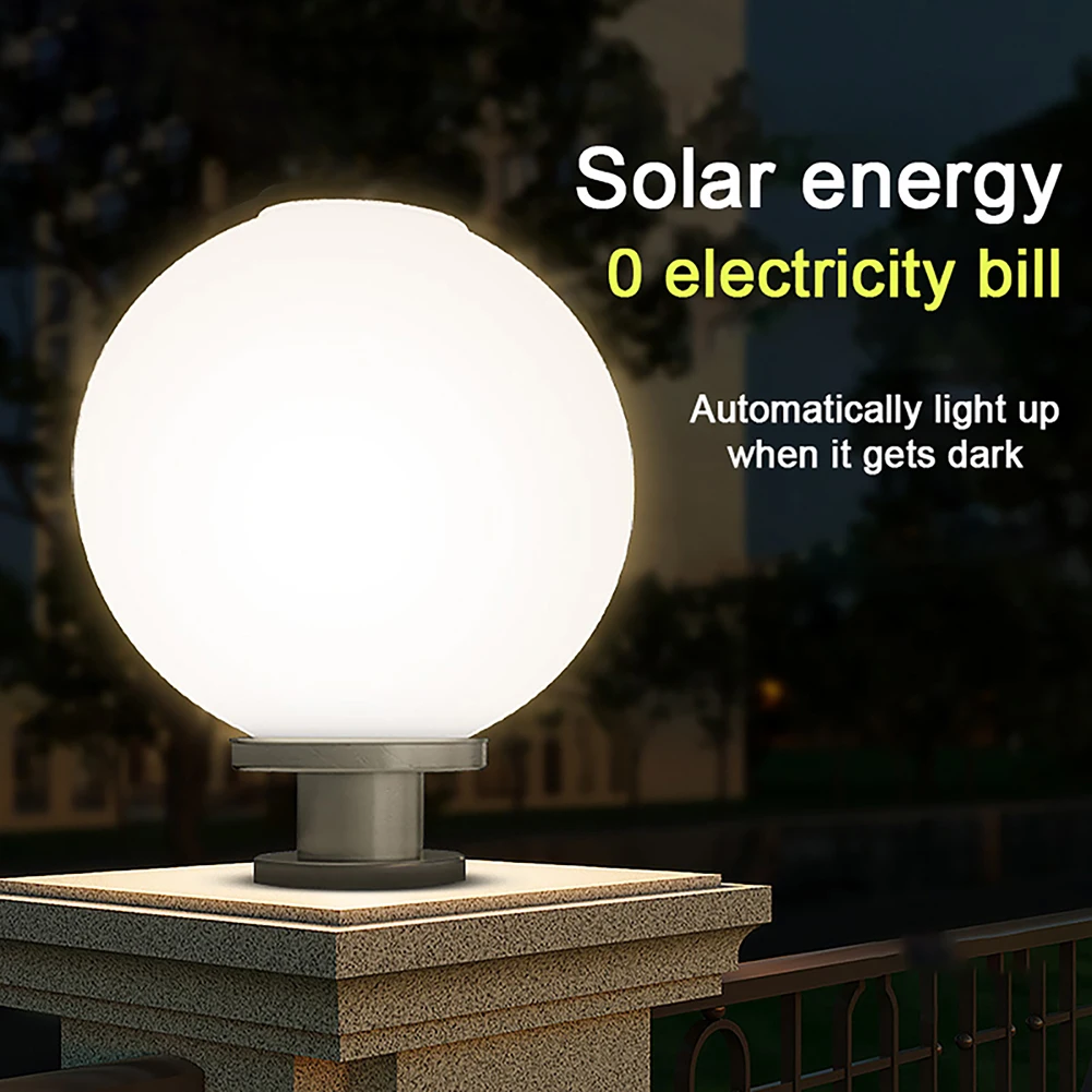 Solar Landscape Lighting Outdoor Fixtures Courtyard Garden Lawn Street Lights Round Ball Lamp Wedding Festive Party Supplies