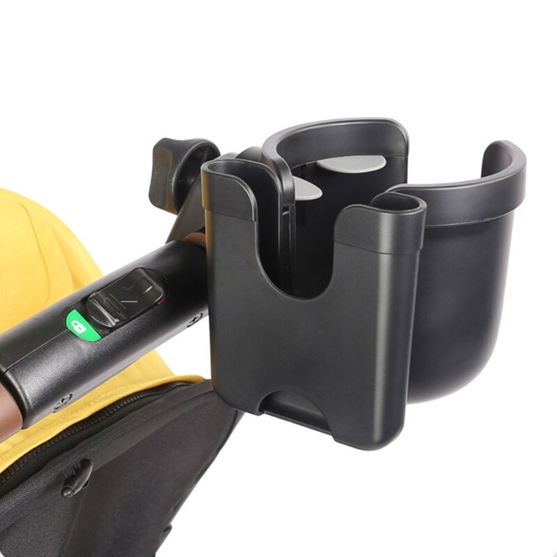 Portavasos para cochecito de bebé 2 en 1 + soporte para teléfono, troller, accesorios para botellas de leche, soporte para botella de bicicleta