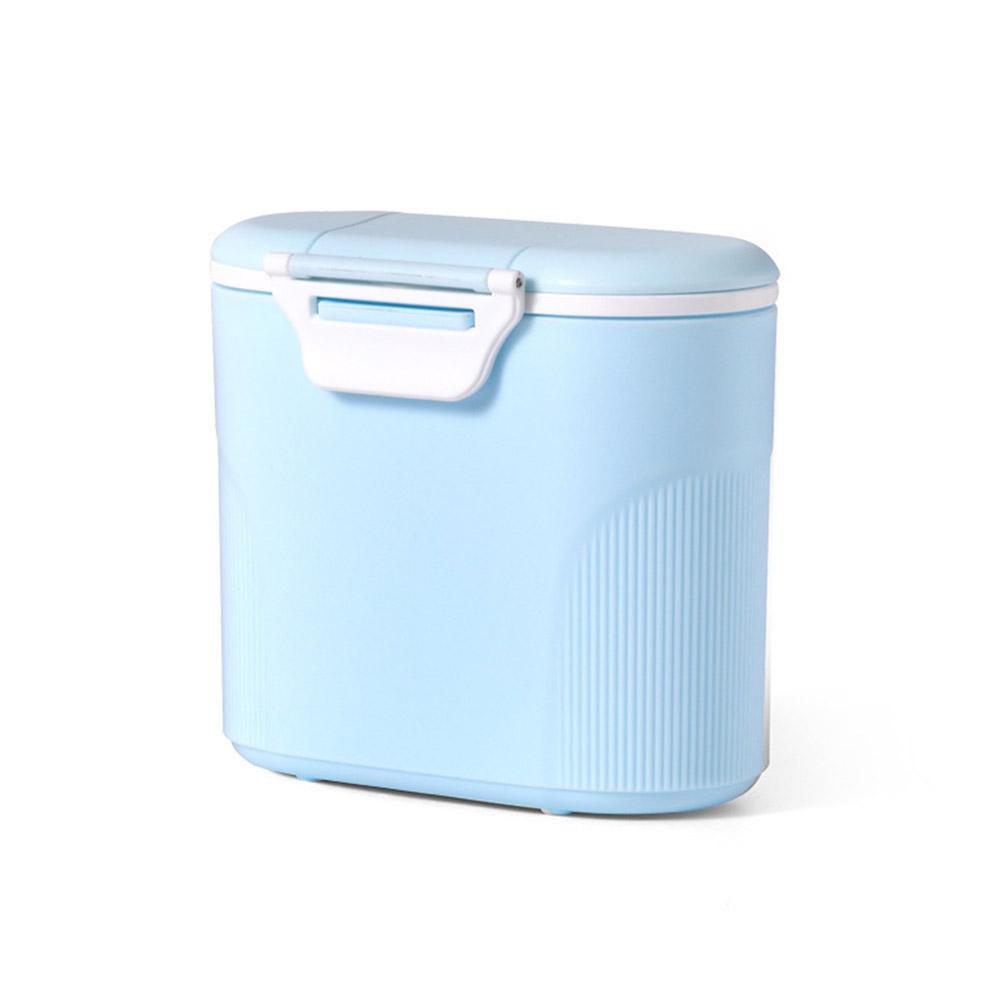 Boîte de stockage de lait en poudre de 600ml, boîte de stockage de lait en poudre avec cuillère sans BPA, Portable, voyage en plein air, bébé, mallette de récipient alimentaire: B