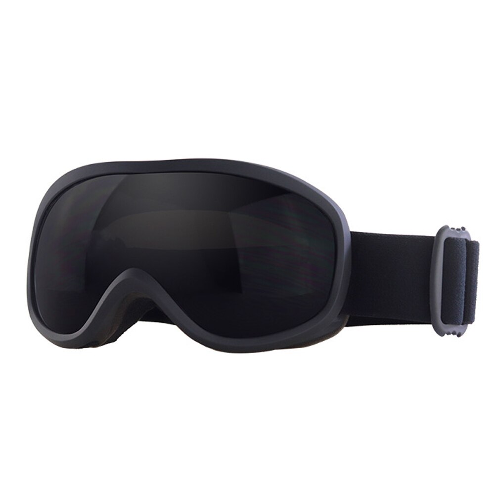Dubbele laag blauwe lens winter skibril anti-condens bril snowboardbril uv-bescherming anti-condens sneeuwbril mannen vrouwen wit: Ander