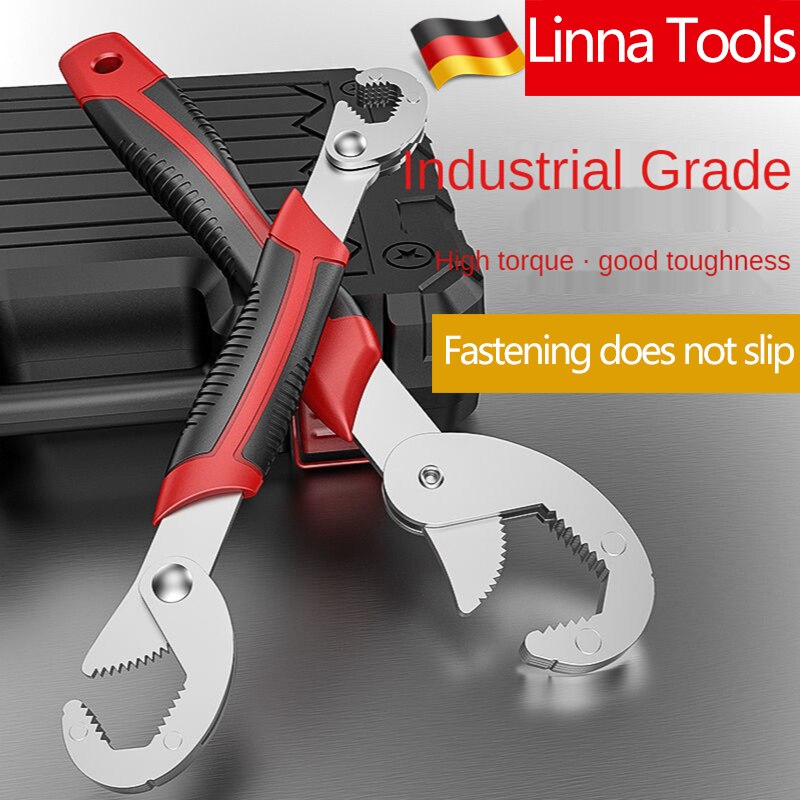 Universal Wrench Tool Set Open Mouth Universal Opening Wrench Single Multi-Function Fast Automatic Adjustable Activity Wrench
