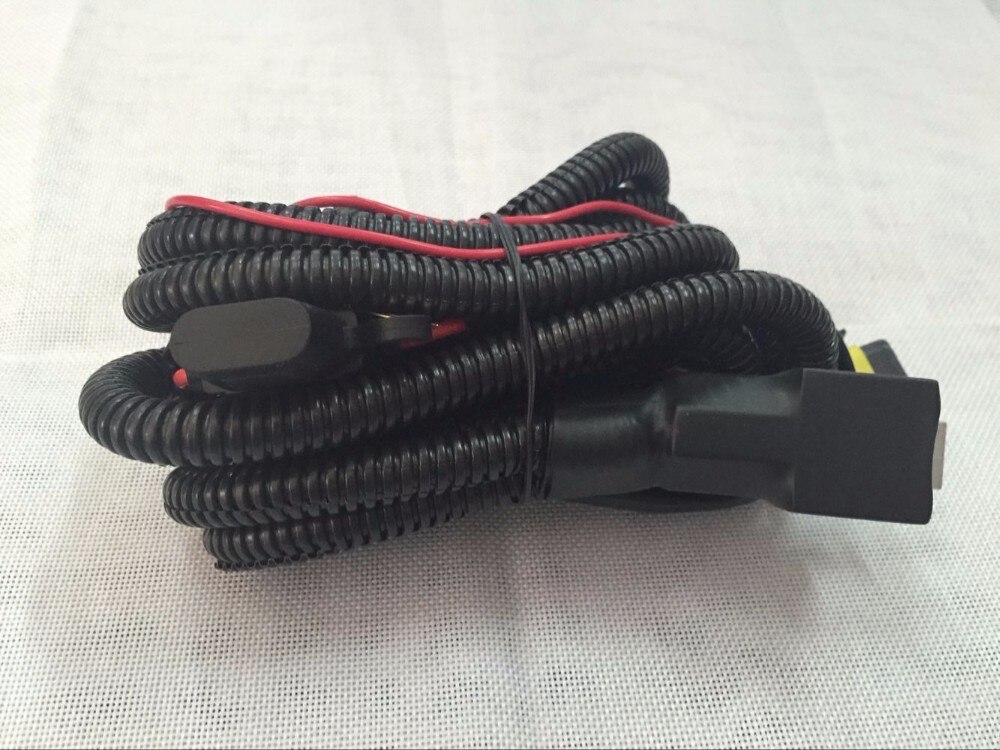 SWIEES OEM fog lamps line VW Fog Light Lamp Wires Harness Cable With Fuse For VW Polo Golf Jetta MK5 MK6 100CM