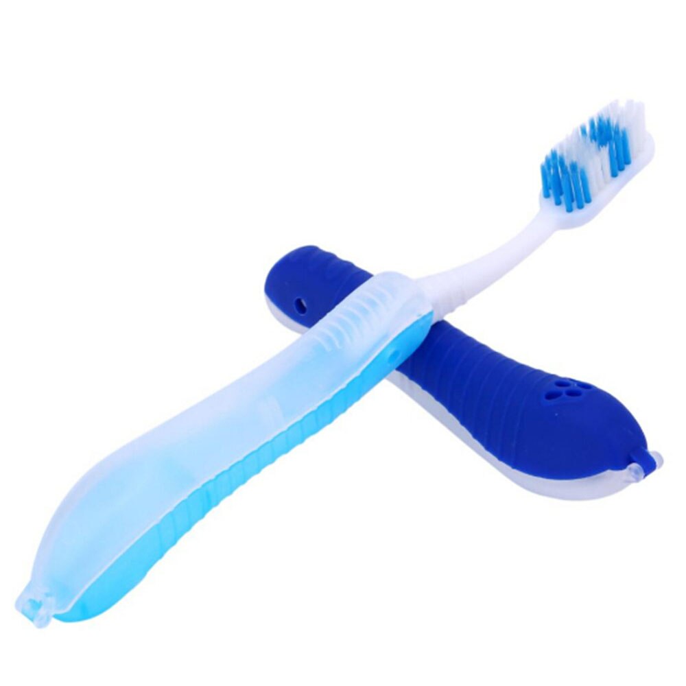 Brosse à dents pliable en plastique de , voyage Camping, extérieur, Portable, randonnée, pour l&#39;hygiène buccale, outils de nettoyage, 1 pièce