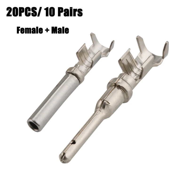 1/5set Deutsch DT Connettore 2/3/4/6/8/12 Pin Elettrico Impermeabile Femmina e Maschio Connettore Spina per Auto Motore: Oro / 5-9 pezzi