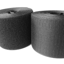 100mm White and Black Hook and Loop Tape ( no glue ) / Roll - 1M/pair Sew On Strap MST01/02-9