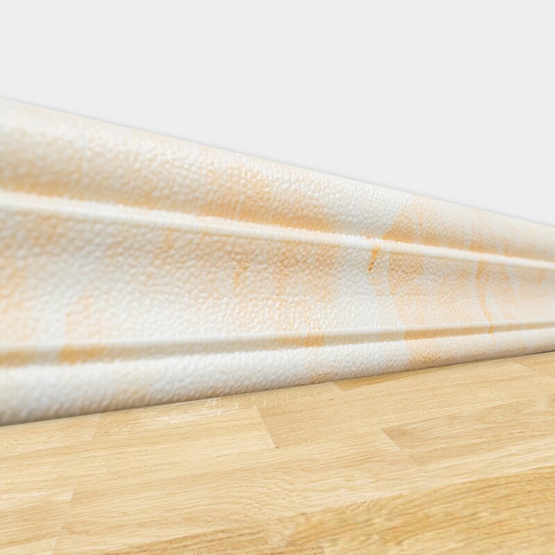 2.3M Length 3D Foam Wall Stickers Waterproof Waist Line Living Room Kitchen Baseboard Self-Adhesive Vintage Wallpaper Border: 09
