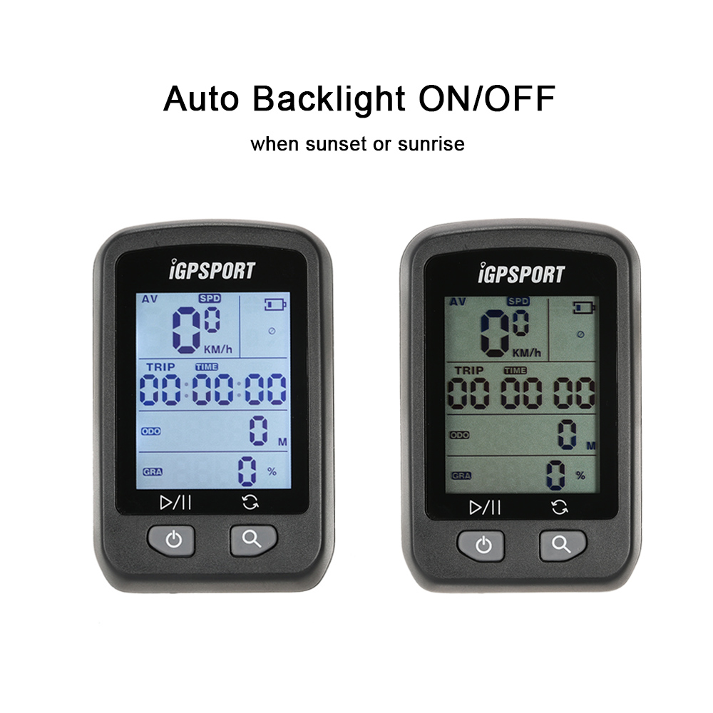IGPSPORT Oplaadbare IPX6 Waterdichte Auto Backlight Screen Fiets Fietsen Cycle Fiets GPS Computer Kilometerstand met Mount