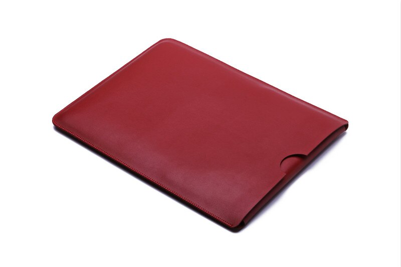 Charmsunsleeve Ultra-thin super slim sleeve pouch cover,microfiber leather laptop sleeve case for LG gram 13 14 15 17: Red / 17-inch