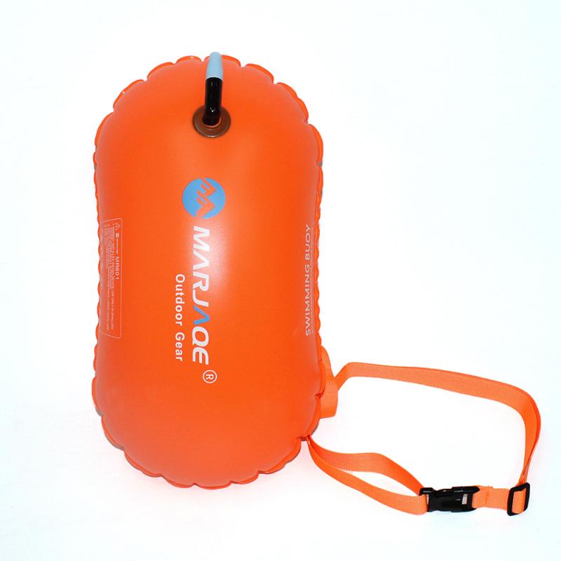 PVC Swimming Buoy Safety Air Dry Tow Bag Float Inflatable Signal Drift Bag Swimming Inflatable Flotation Bag