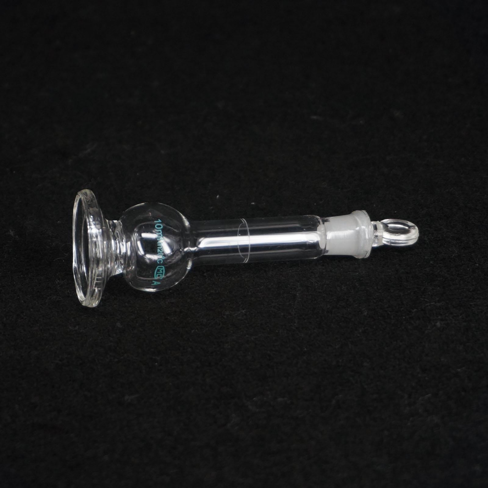 10ml Lab Volumetric Flask Measuring Borosilicate Glass With Stopper and Base