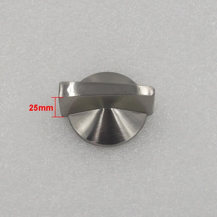Inbyggd spisknopp spis gasspisströmställare gasspistillbehör metallknopp 8mm