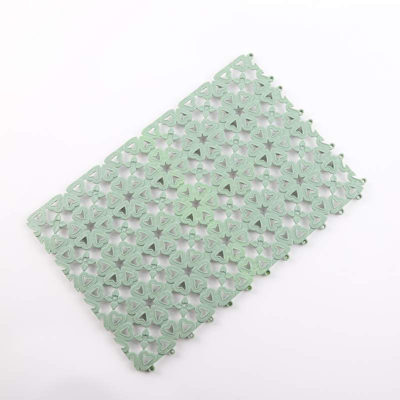 Bathroom Shower Massage Carpet DIY Carpet Love Mat Free Stitching Shower Mat Anti-Slip Mat Candy Color: G