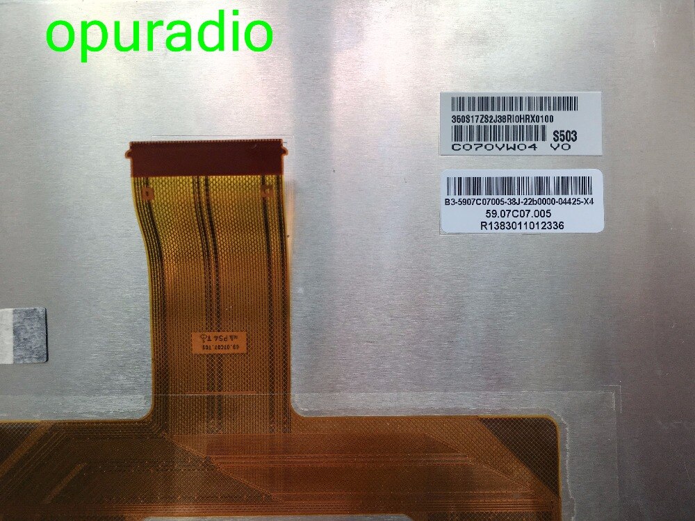 Brand 7 Inch Lcd Display C070VVN02 C070VVN02.1 C070VVN02.2 C070VW04 V0 Voor Auto Display