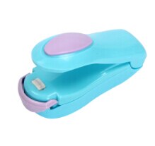 Portable Mini Heat Sealing Machine Impulse Sealer Seal Packing Plastic Bag: Blue