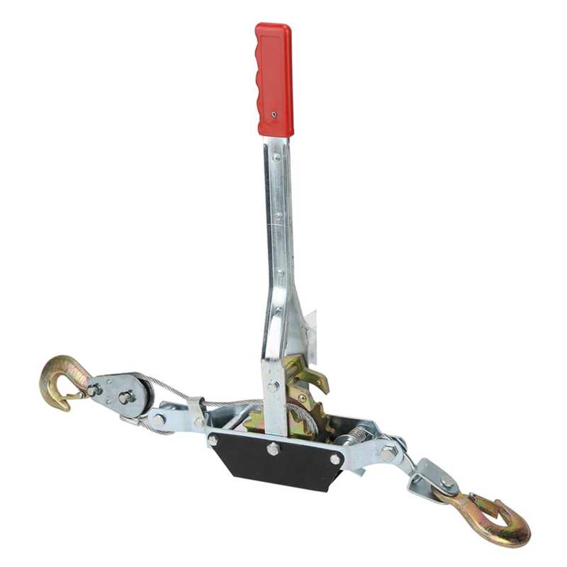 1Ratchet Rope Puller Winch Goods Double Hook Power Fastener Industrial Supplies 2Ton