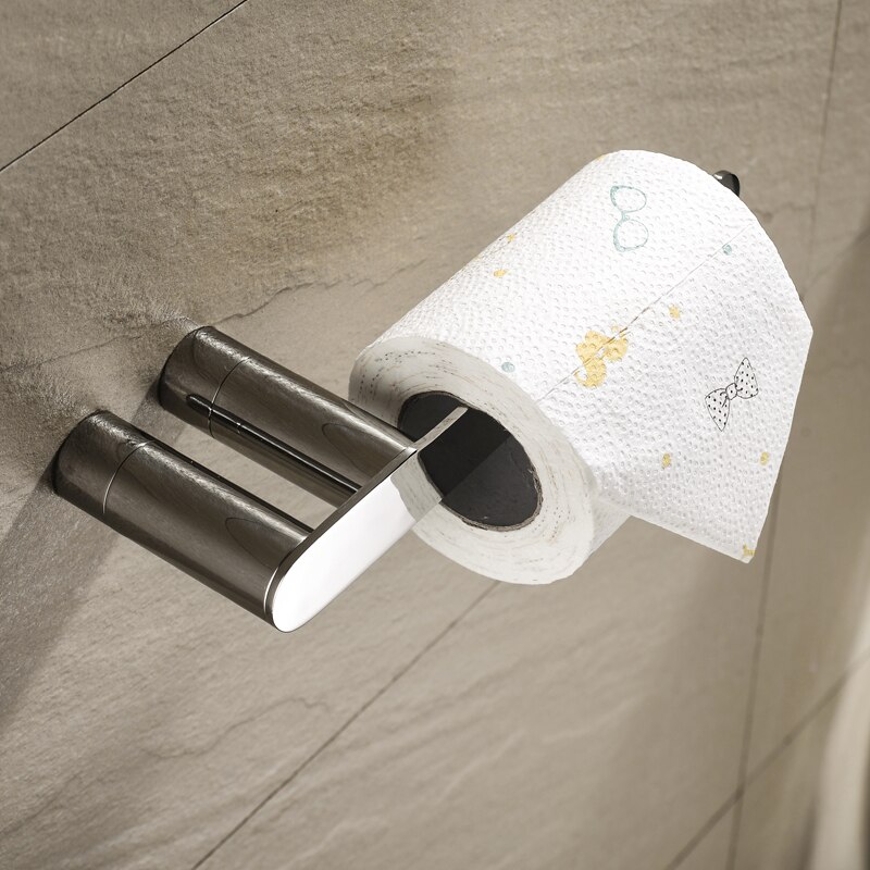 Wall Mounted Toiletrolhouder Tissue Papier Houder Wc Roll Papier Hanger Plank Voor Badkamer Accessoires