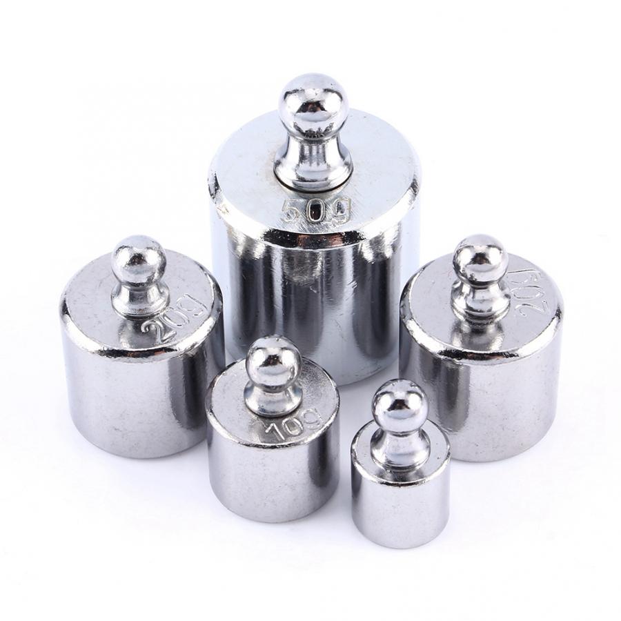 Calibration Weight Kit 5Pcs/6Pcs/7Pcs/Set Calibration Weight Kit Jewelry 105g 205g 500g Total Weight