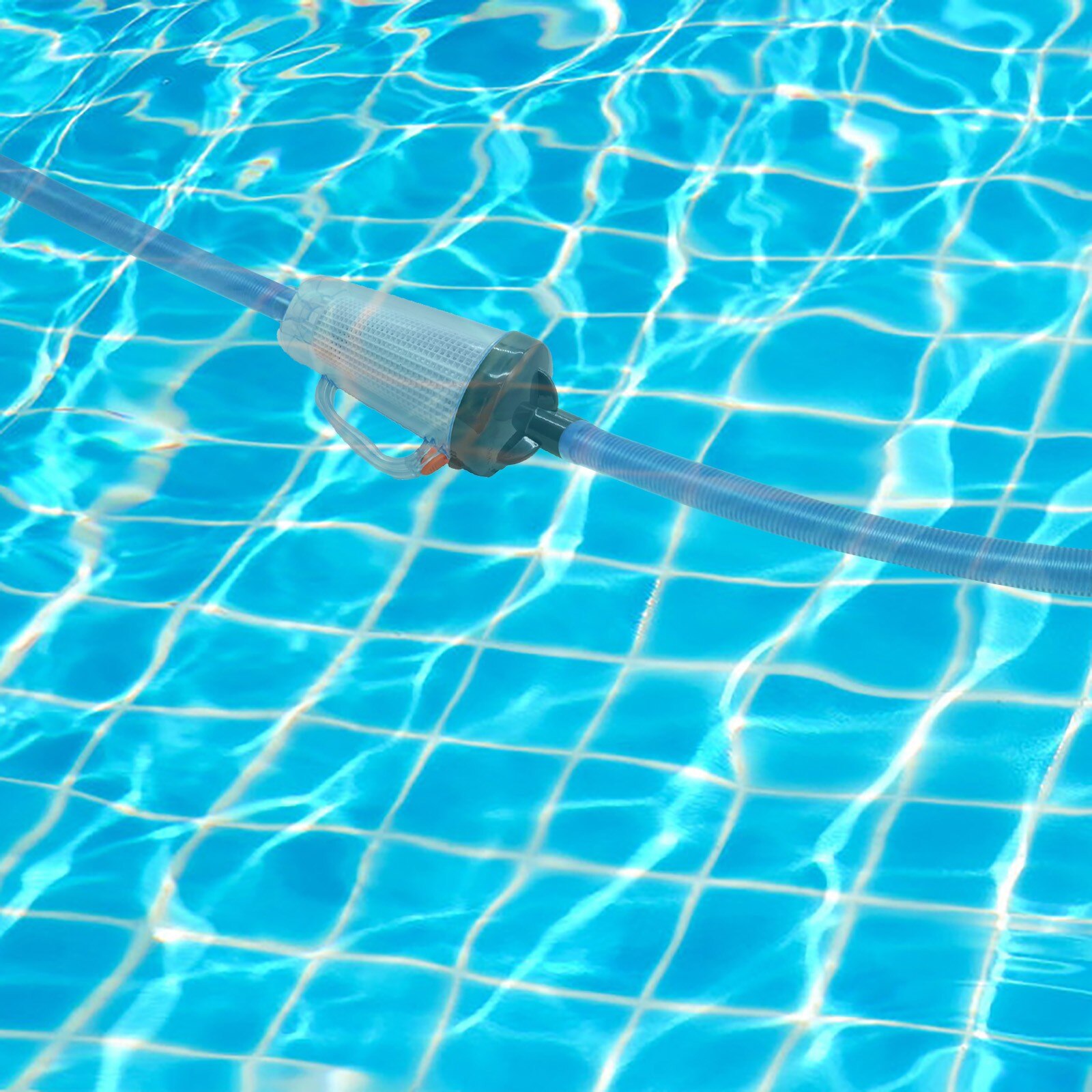 Swimming Pool Cleaner Leaf Catcher Leaf Suction Tank Pool Skimmer Filter Storage Clean Leaves With Filter Basket 24cm Hose