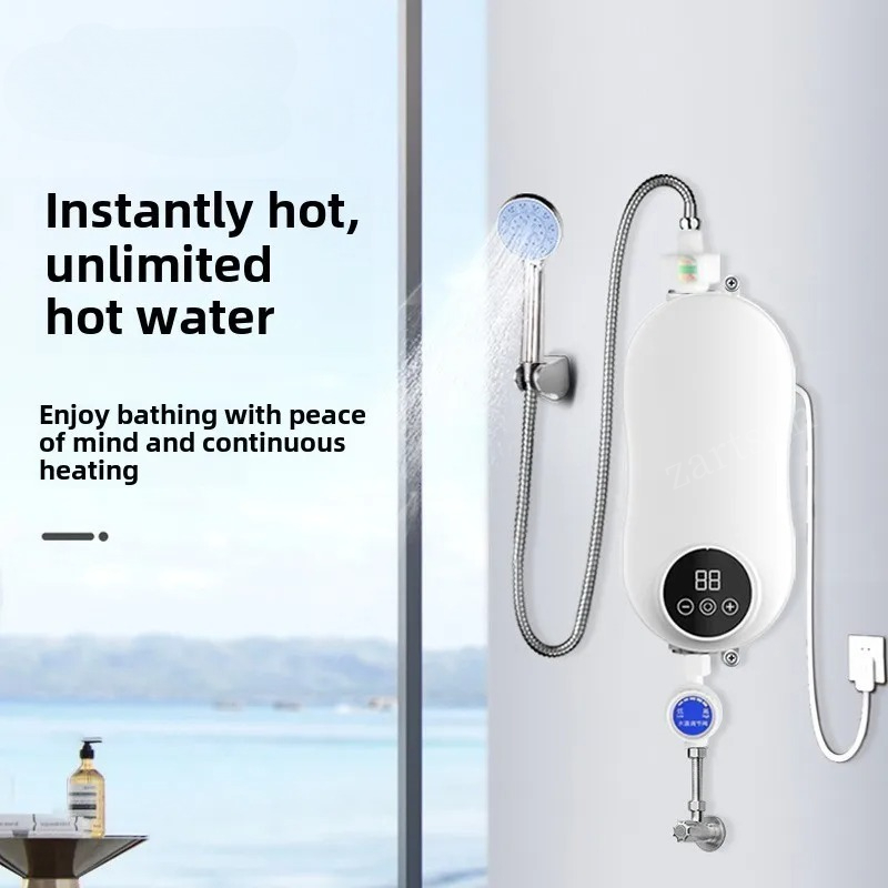 Instant Boiler 220V 4500W Draagbare Elektrische Kachels voor Badkamer Warm Water Douche en Thuis Keuken Verwarming