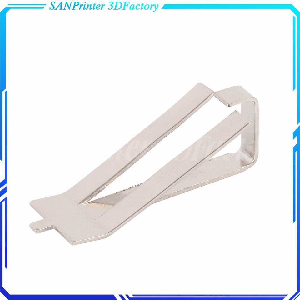 4/8 st rostfritt stål glasuppvärmd sängklämma 3d skrivardelar värmebäddklämma för um ender 3 byggplattformshållarec