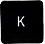 Oryginalny A1706 Keycap dla MacBook Pro 15 &quot;A1707 A1708 klucz litery 2016 2017 US układ wymiana A1706 klucz: K