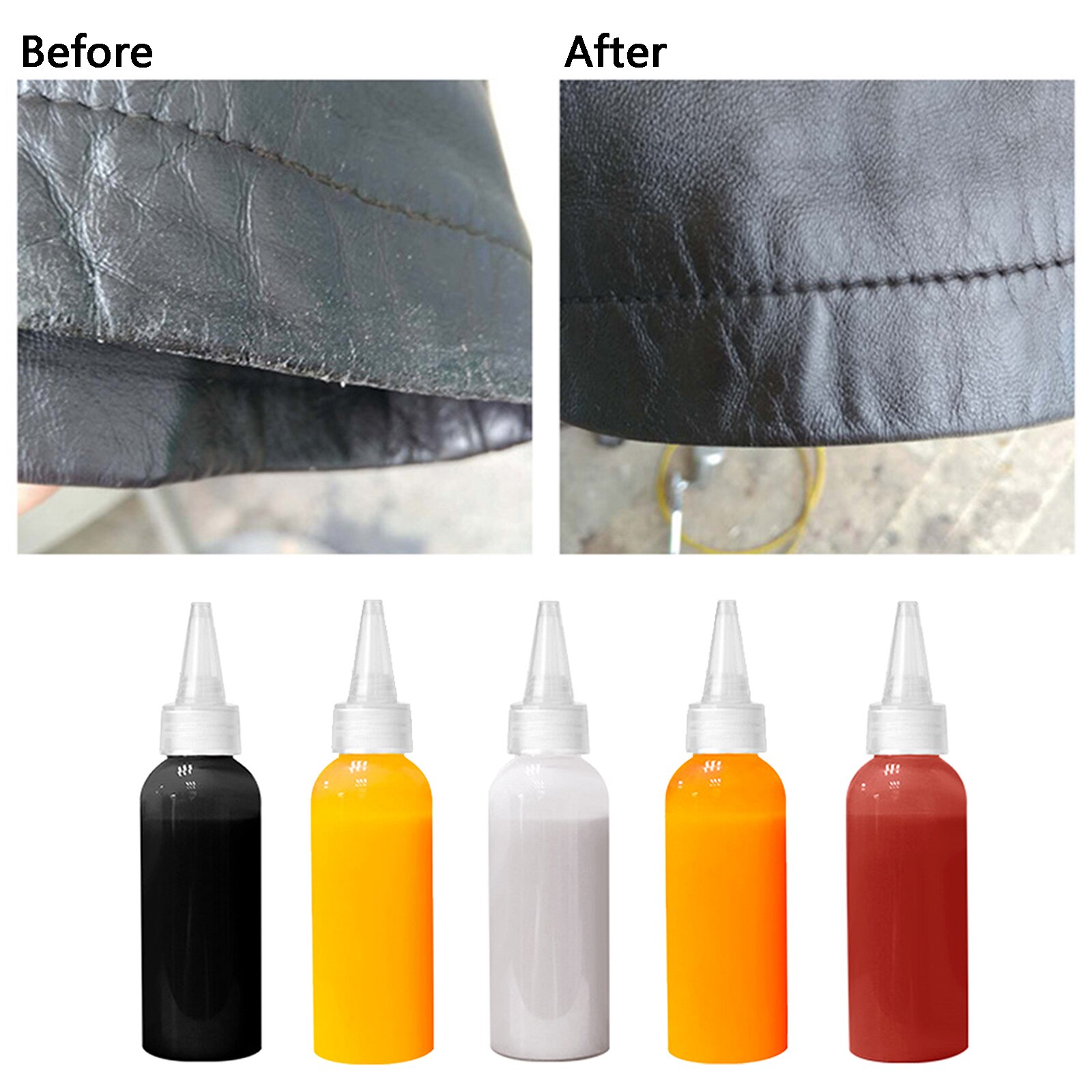 100ML Leather Dye Paint for Restoring &amp; Dyeing All Leathers Restoration