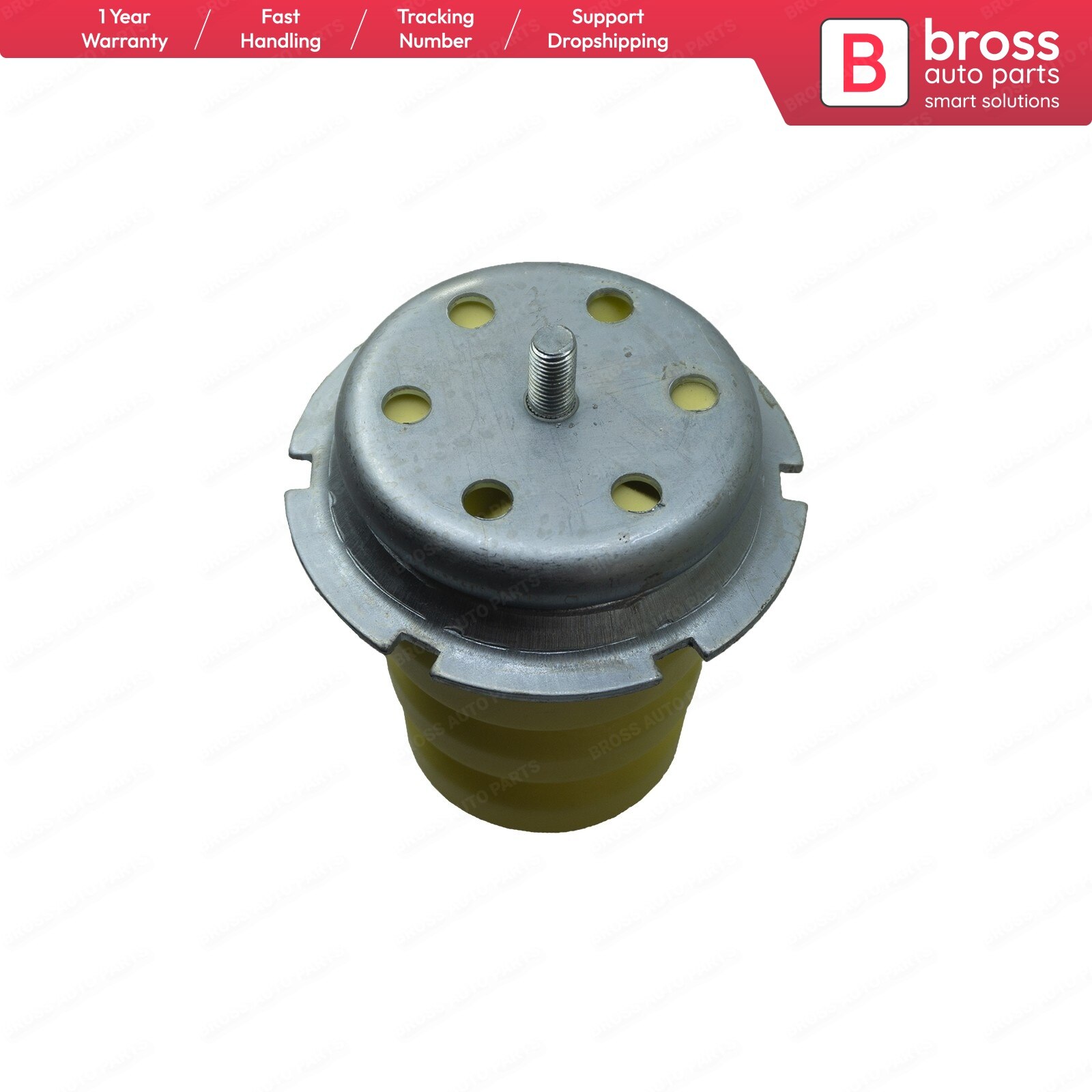 Bross-piezas de automóviles BSP912 para Ducato Jumper Boxer Relay 516688-On, suspensión trasera, hoja, muelle de tope 1351266080, 5166,88, 2006