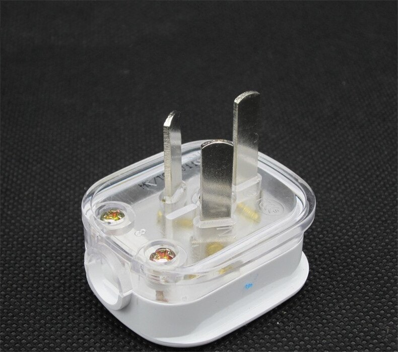 2pcs AC 220V 10A 3 Pin AU Power Cord Connector Male Electrical Plug