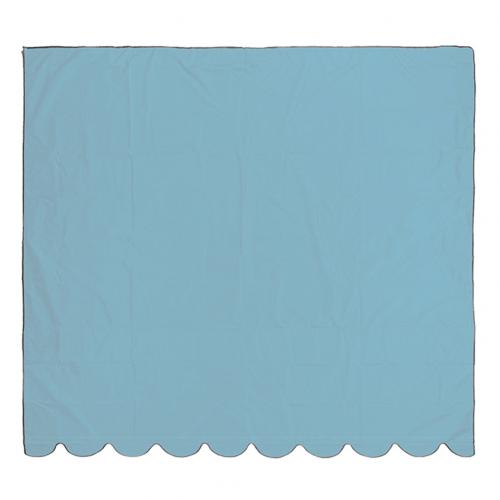 Rectangle Sun Shade Shelter Canopy Waterproof Garden Patio Courtyard Awning: Blue 2X150cm