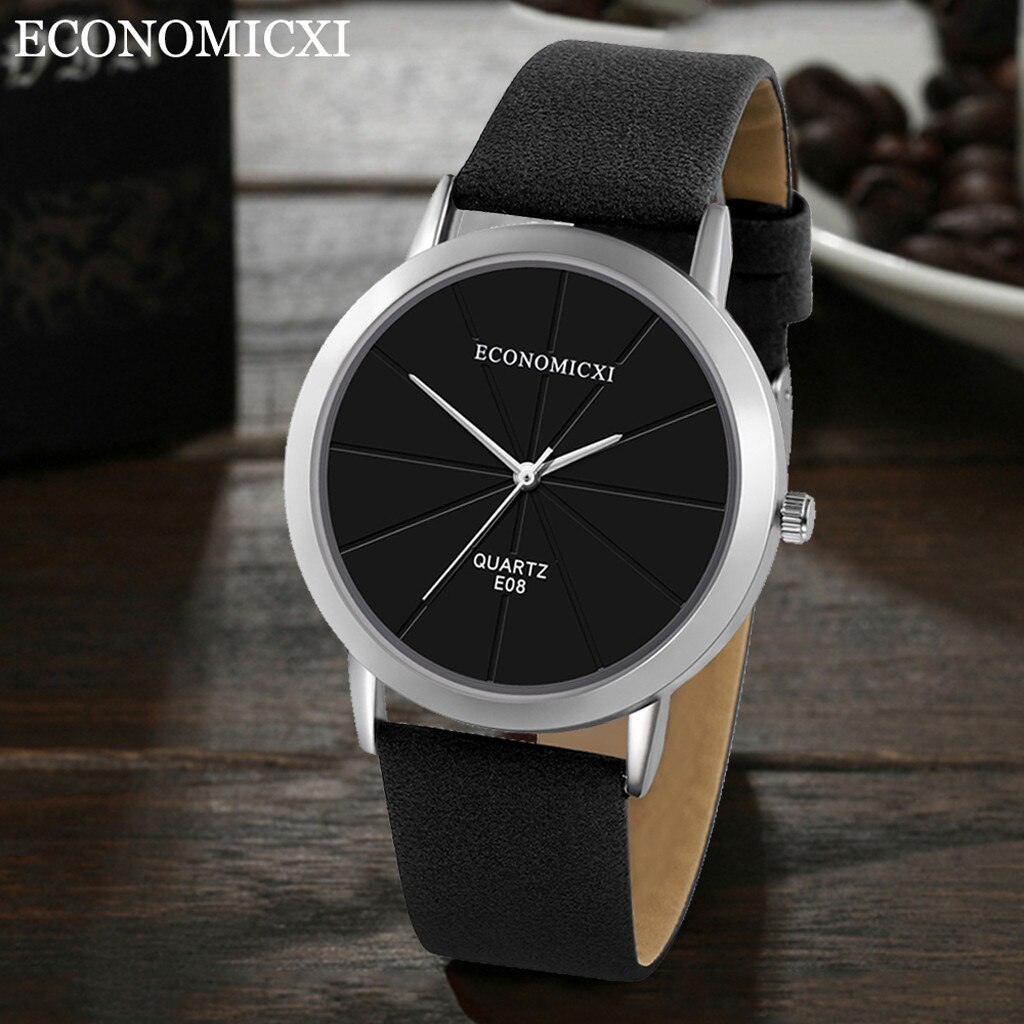 Vrouwen Mode Romeinse Cijfers Horloge Faux Leather Analoge Quartz Horloges Horloges Voor Vrouwen