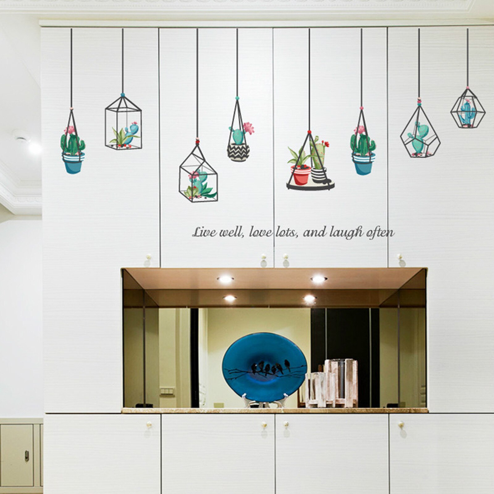 3# 3d Wall Sticker Home Living Room Wall Decoration Mural Art Decals Background Decor Moon Stickers Adornment Wall Is Stuck