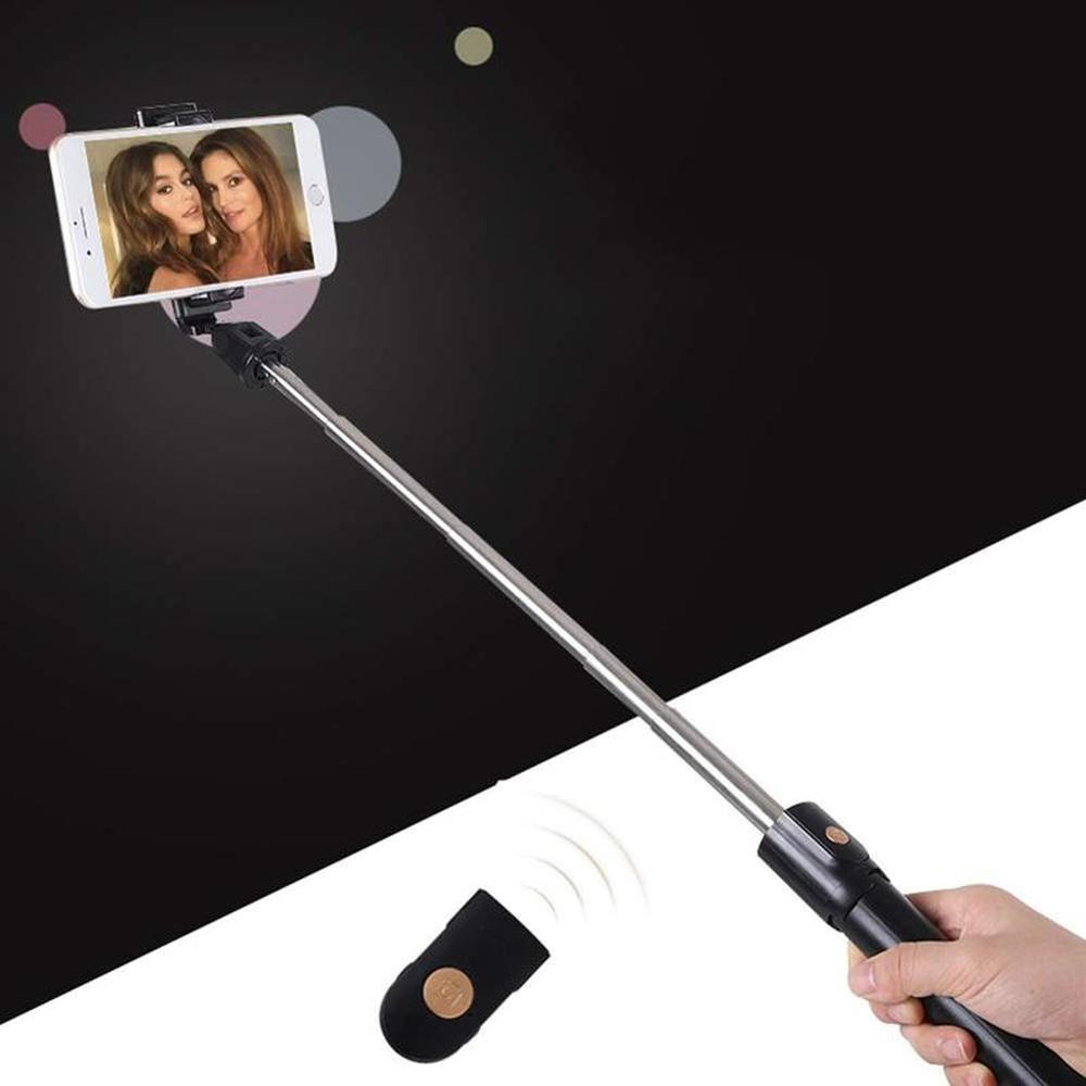 Selfie Stick Portable Telescopic Bluetooth-compatible Selfie Stick Tripod Remote Control for Smart Phone Selfie Stick